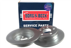 Borg & Beck - BRAKE DISC PAIR - BBD4487 - Fits: Mercedes A150 09/04