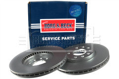Borg & Beck - BRAKE DISC PAIR - BBD4318 - Fits: GM.vectra.Saab 9-3. 98-