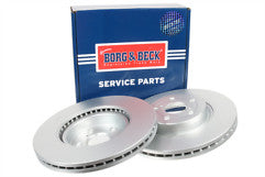Borg & Beck - BRAKE DISC PAIR - BBD4459 - Fits: Toyota Avensis 2.0D/2.4 03-