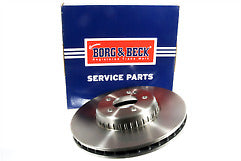 Borg & Beck - BRAKE DISC SINGLE - BBD7023S - Fits: C Class (205) Less Sports Pack 03/14-