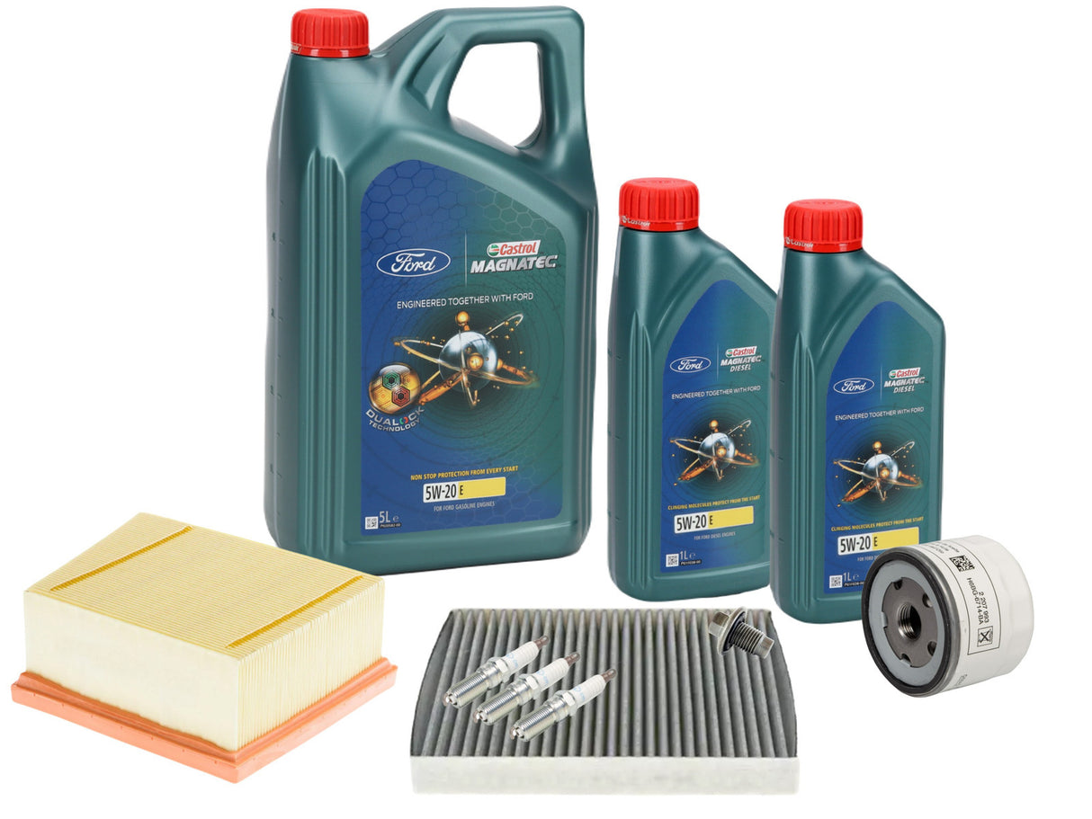 Genuine Ford Fiesta ST-2, ST-3 1.5 Ecoboost Full Service Kit inc 7L Castrol Oil