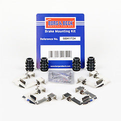 Borg & Beck - FITTING KIT - PADS - BBK1724 - Fits: 3 Series (G20,80) 345mm Disc 03/19-