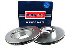 Borg & Beck - BRAKE DISC PAIR - BBD4502 - Fits: Toy. Landcruiser 3.0/4.0 03-09