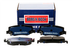 Borg & Beck - REAR BRAKE PADS - BBP2208 - Fits: Dodge Nitro 07/07-10/10