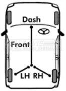 First Line - BRAKE CABLE - FRONT - FKB6004 - Fits: Peugeot 3008 03/10-03/16