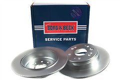 Borg & Beck - BRAKE DISC PAIR - BBD4804 - Fits: Honda CR-V 01-06