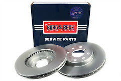 Borg & Beck - BRAKE DISC PAIR - BBD4537 - Fits: Suzuki Swift 02/2005-