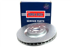 Borg & Beck - BRAKE DISC SINGLE - BBD6113S - Fits: Mercedes GLS (X166) 11/15-