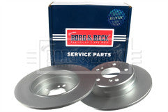 Borg & Beck - BRAKE DISC PAIR - BBD4094 - Fits: Mercedes C,E Class.96- Rear