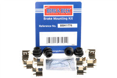 Borg & Beck - FITTING KIT - PADS - BBK1776 - Fits: Mitsubishi Outlander III 2012-