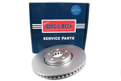 Borg & Beck - BRAKE DISC SINGLE - BBD5784S - Fits: Lexus GS 300/430 04/05-
