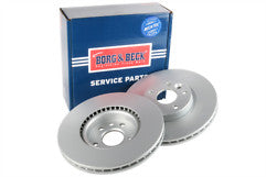Borg & Beck - BRAKE DISC PAIR - BBD4567 - Fits: Ford Mondeo, Galaxy, S-Max 07-