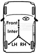 First Line - BRAKE CABLE - FKB3909 - Fits: TRAFIC III 14-