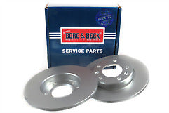 Borg & Beck - BRAKE DISC PAIR - BBD5358 - Fits: Peugeot 308 II 09/13-