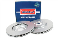 Borg & Beck - BRAKE DISC PAIR - BBD4513 - Fits: Alfa 159  1.9, 2.2 09/05-