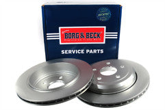 Borg & Beck - BRAKE DISC PAIR - BBD5406 - Fits: "Jeep Gd Cherokee 3.0CRD 18""10-"