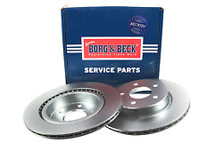 Borg & Beck - BRAKE DISC PAIR - BBD5424 - Fits: Nissan X-Trail (T32) 04/14-