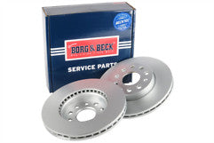 Borg & Beck - BRAKE DISC PAIR - BBD5393 - Fits: VAG Golf,Leon 1.2 TSi 05/14-