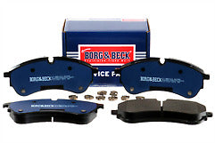 Borg & Beck - BRAKE PADS FRONT/REAR - BBP2684 - Fits: Crafter 2.0 Tdi (1LA,1LB) 10/16-