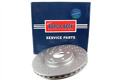 Borg & Beck - BRAKE DISC SINGLE - BBD5804S - Fits: Mercedes C Class 05-