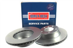 Borg & Beck - BRAKE DISC PAIR - BBD4463 - Fits: BMW 116i,118d 04-