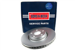 Borg & Beck - BRAKE DISC SINGLE - BBD5893S - Fits: Toyota Avensis 2.2 D4-D 09-
