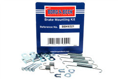 Borg & Beck - FITTING KIT - SHOES - BBK6321 - Fits: Honda CR-V III 10/06-