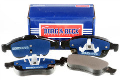 Borg & Beck - FRONT BRAKE PADS - BBP2520 - Fits: Fiat 500X 1.3D,1.6D 09/14-