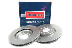 Borg & Beck - BRAKE DISC PAIR - BBD5534 - Fits: Giulia 2.0, 2.2 D 10/15-