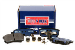 Borg & Beck - REAR BRAKE PADS - BBP2003 - Fits: Mitsubishi Outlander 03-