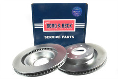 Borg & Beck - BRAKE DISC PAIR - BBD4754 - Fits: Mitsubishi Shogun (V98) 07-