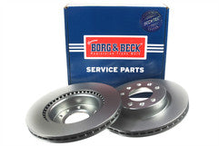 Borg & Beck - BRAKE DISC PAIR - BBD5357 - Fits: Peugeot 308 II 09/13-