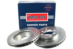 Borg & Beck - BRAKE DISC PAIR - BBD4204 - Fits: Rover,MG,metro,MGF. 83-