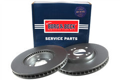 Borg & Beck - BRAKE DISC PAIR - BBD4702 - Fits: Hyundai i30, Kia cee'd 07-