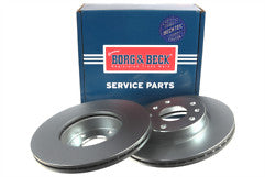 Borg & Beck - BRAKE DISC PAIR - BBD4285 - Fits: Land Rover Freelander 96-