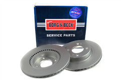 Borg & Beck - BRAKE DISC PAIR - BBD5359 - Fits: Mitsub. Mirage (3A90,92)10/12-