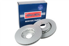 Borg & Beck - BRAKE DISC PAIR - BBD4481 - Fits: Mits. Outlander 2.0 4wd 06/03-