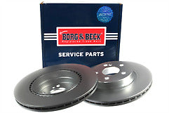 Borg & Beck - BRAKE DISC PAIR - BBD4703 - Fits: Mercedes C Class 07-