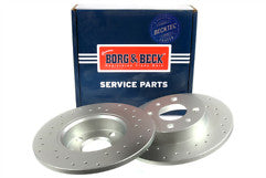 Borg & Beck - BRAKE DISC PAIR - BBD5559 - Fits: Abarth 500 (312) 08-
