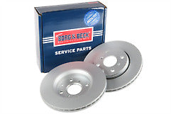 Borg & Beck - BRAKE DISC PAIR - BBD4534 - Fits: Citroen  C1/Peu107 05/05-