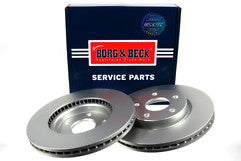Borg & Beck - BRAKE DISC PAIR - BBD5619 - Fits: Puma 09/19-