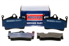 Borg & Beck - BRAKE PAD REAR - BBP2666 - Fits: Boxster (987.981) 11/04-12/16
