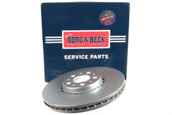 Borg & Beck - BRAKE DISC SINGLE - BBD6157S - Fits: "Volvo XC90 2.5,3.2 17"" 04-14"