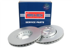 Borg & Beck - BRAKE DISC PAIR - BBD4780 - Fits: Renault Laguna 2.0, 2.0dCi 07-