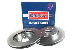 Borg & Beck - BRAKE DISC PAIR - BBD5400 - Fits: Suzuki SX4 S-Cross 1.6 08/13-