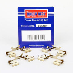 Borg & Beck - FITTING KIT - PADS - BBK1305 - Fits: Citroen Relay,Peug.Boxer 06-