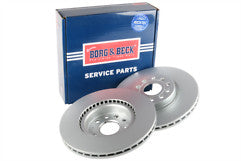 Borg & Beck - BRAKE DISC PAIR - BBD4383 - Fits: Audi,VW A3, Golf 03-