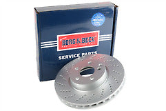 Borg & Beck - BRAKE DISC SINGLE - BBD5811S - Fits: Mercedes C-Class W204 S204 07-