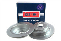 Borg & Beck - BRAKE DISC PAIR - BBD5047 - Fits: Subaru Legacy (rear) 2.2 89-