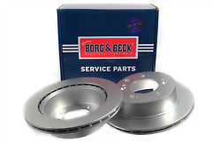 Borg & Beck - BRAKE DISC PAIR - BBD5198 - Fits: Kia Sorrento 2.5 CRDI 06-09